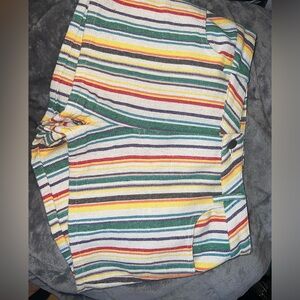 Striped Multicolor Shorts( M) Le Lis collection